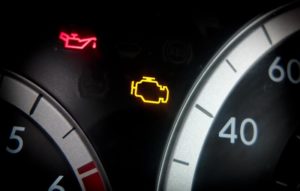 Dashboard warning light is on