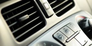 close up of car ac vent
